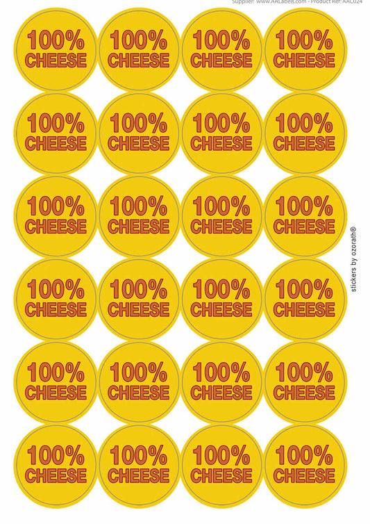 A picture of an A4 sheet of matte paper stickers