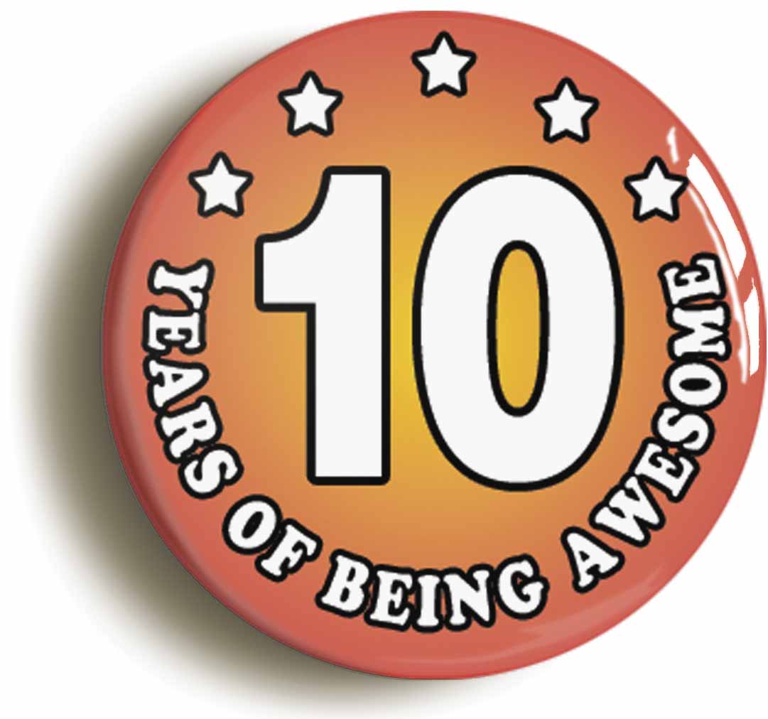 A picture of a button badge