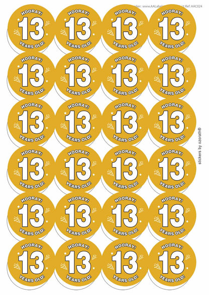 A picture of an A4 sheet of matte paper stickers