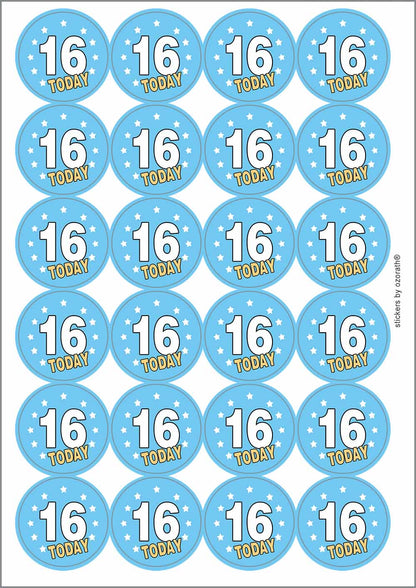 A picture of an A4 sheet of matte paper stickers