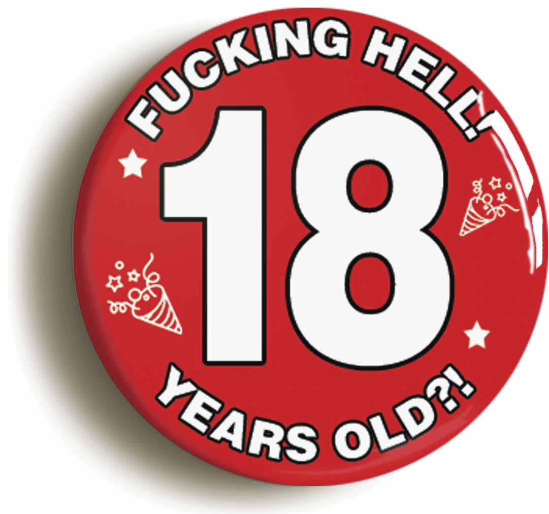 A picture of a button badge