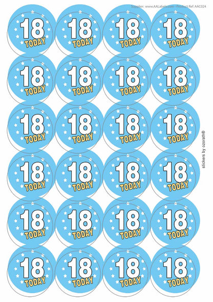 A picture of an A4 sheet of matte paper stickers