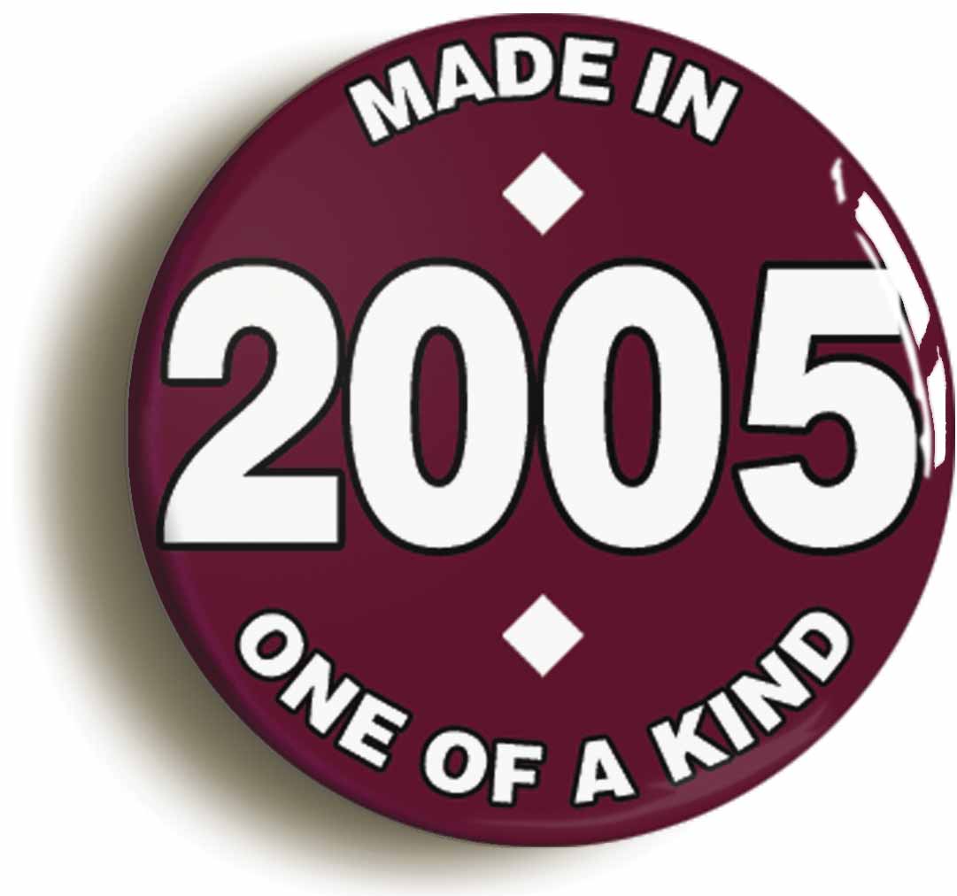A picture of a button badge