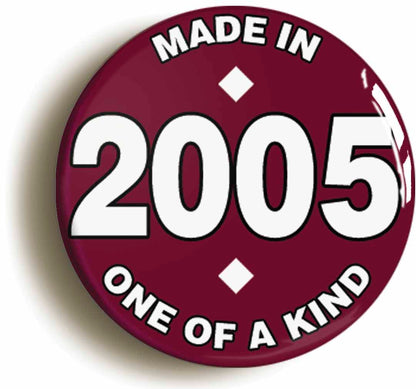 A picture of a button badge