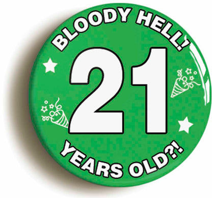A picture of a button badge