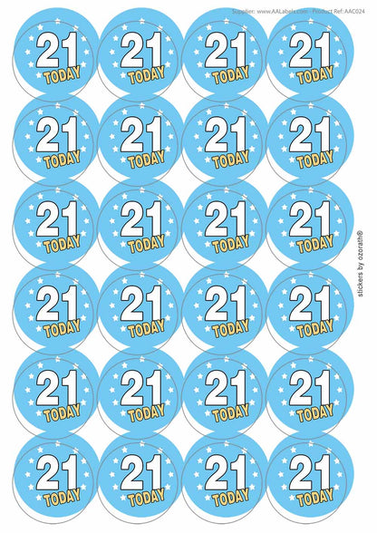 A picture of an A4 sheet of matte paper stickers