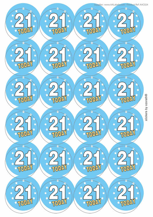A picture of an A4 sheet of matte paper stickers