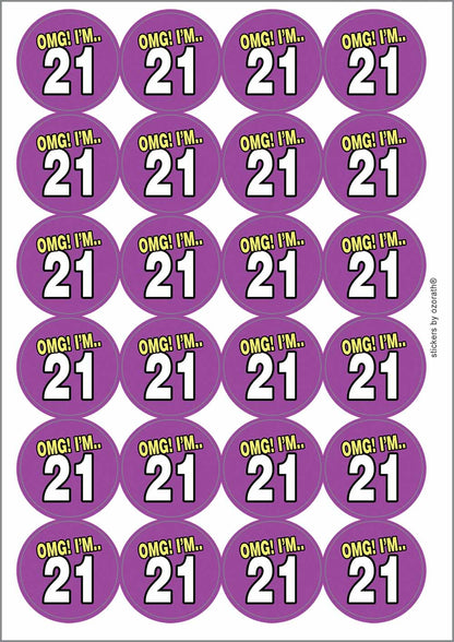 A picture of an A4 sheet of matte paper stickers