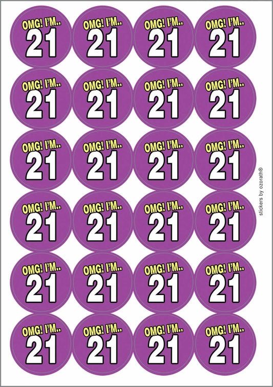 A picture of an A4 sheet of matte paper stickers