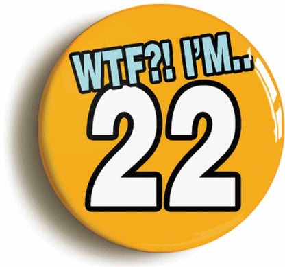 A picture of a button badge