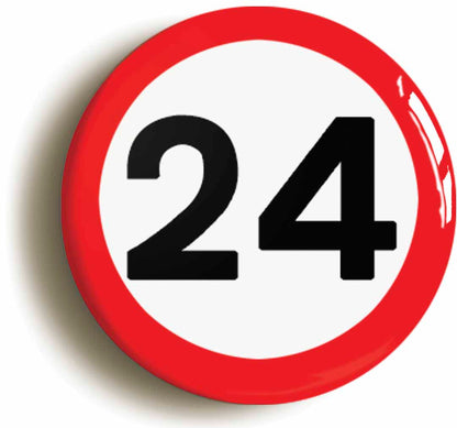 A picture of a button badge