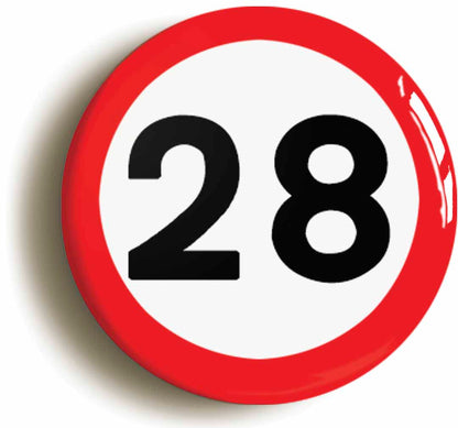 A picture of a button badge