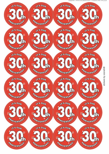 A picture of an A4 sheet of matte paper stickers