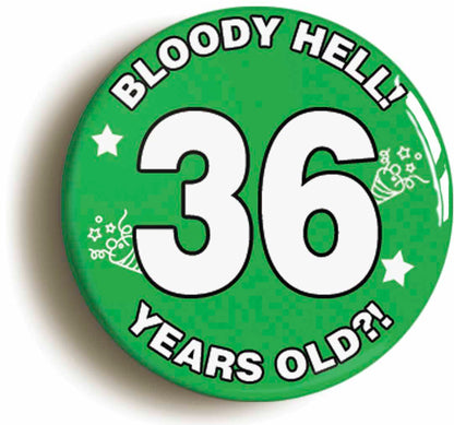 A picture of a button badge