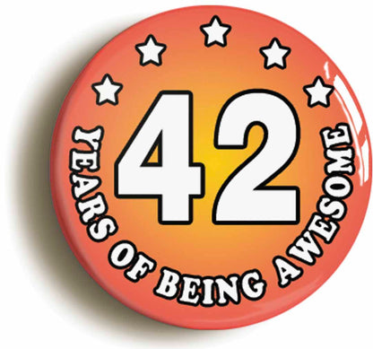 A picture of a button badge