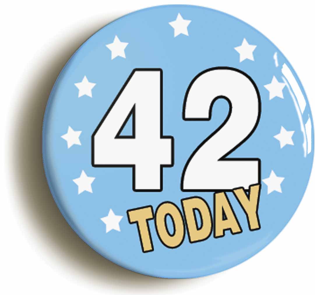 A picture of a button badge
