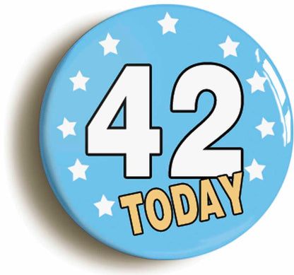 A picture of a button badge