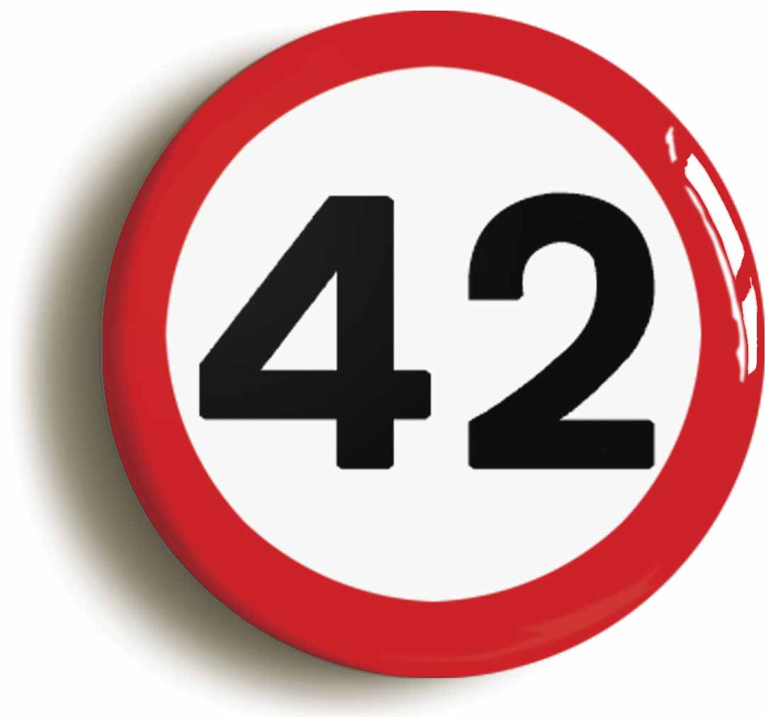 A picture of a button badge