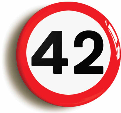 A picture of a button badge