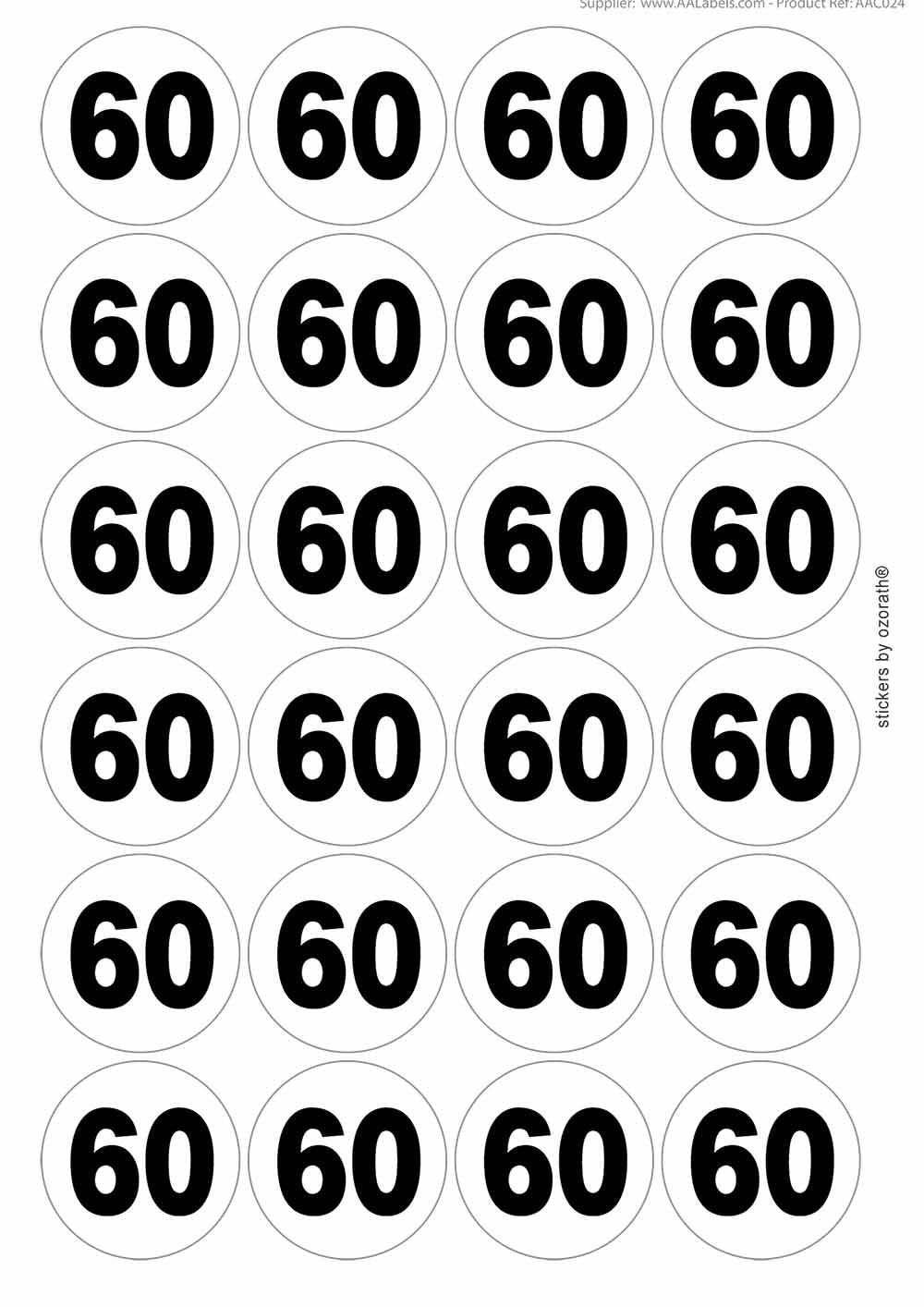 A picture of an A4 sheet of matte paper stickers