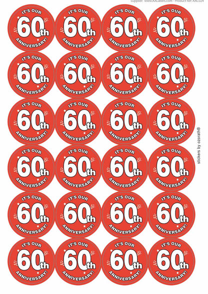 A picture of an A4 sheet of matte paper stickers