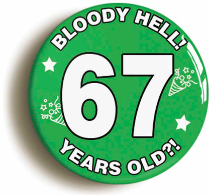 A picture of a button badge