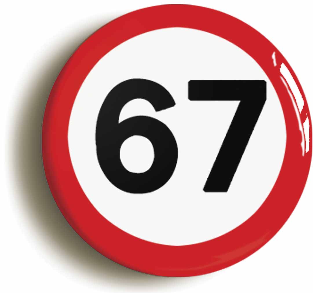 A picture of a button badge