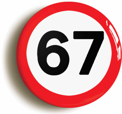 A picture of a button badge