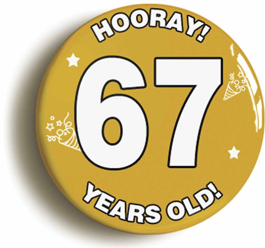 A picture of a button badge
