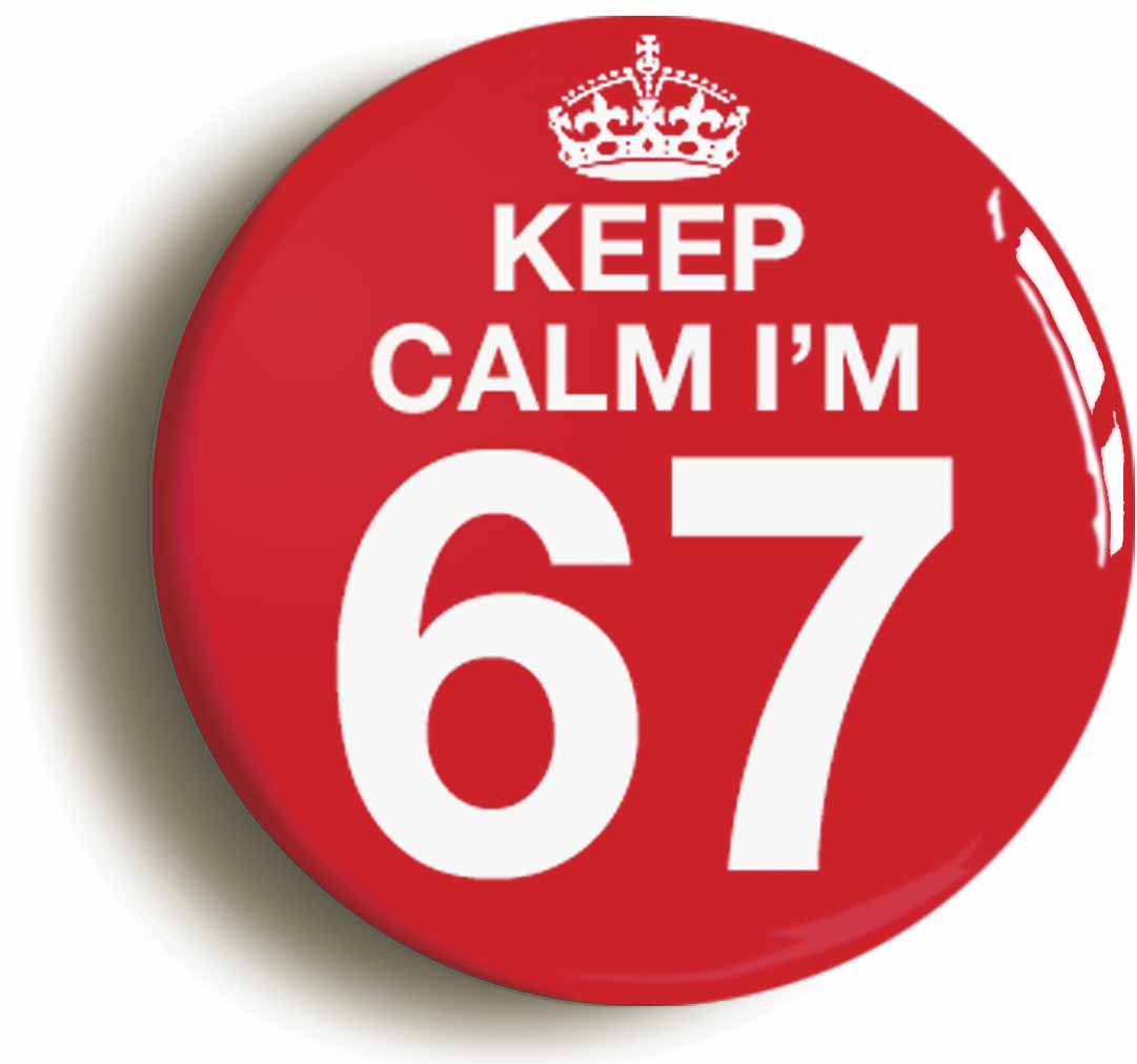 A picture of a button badge