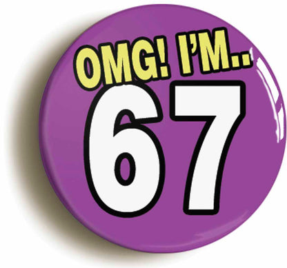 A picture of a button badge