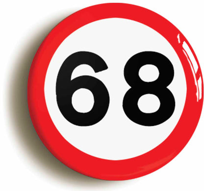 A picture of a button badge