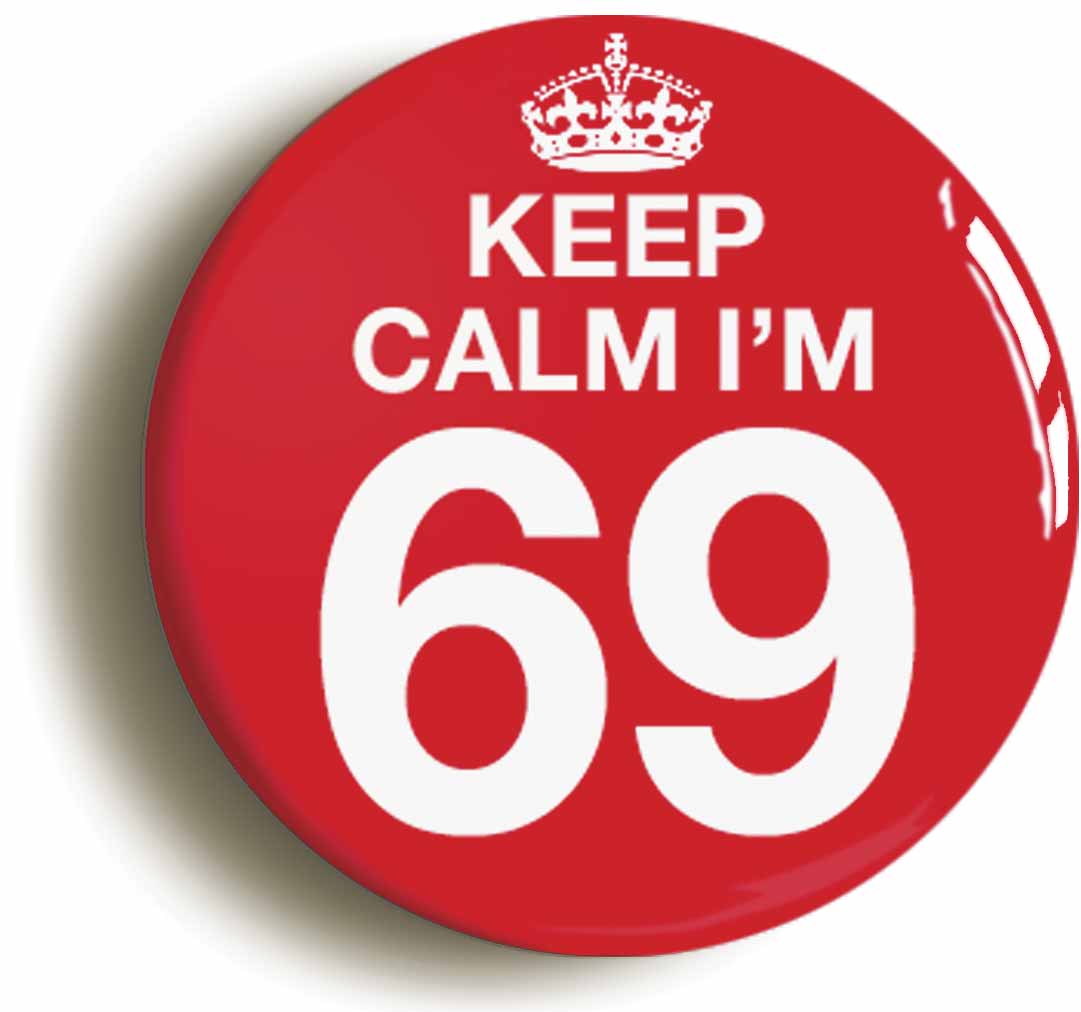 A picture of a button badge