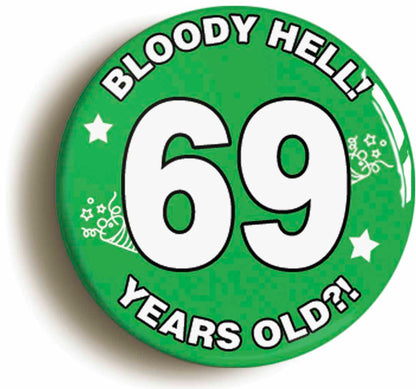 A picture of a button badge