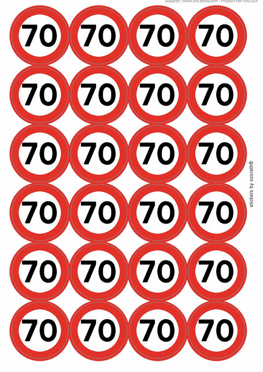 A picture of an A4 sheet of matte paper stickers