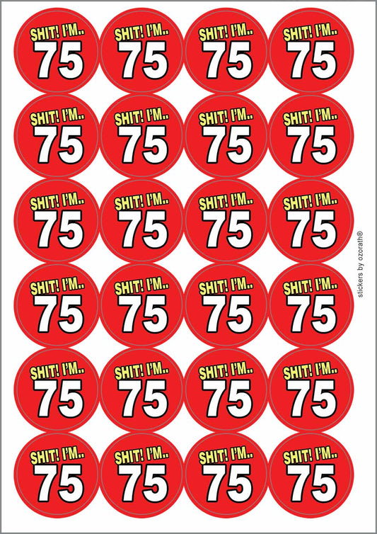 A picture of an A4 sheet of matte paper stickers