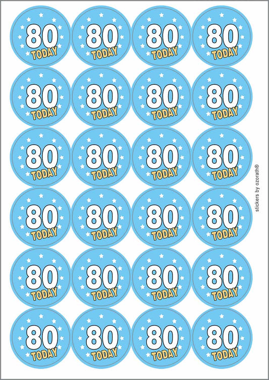 A picture of an A4 sheet of matte paper stickers