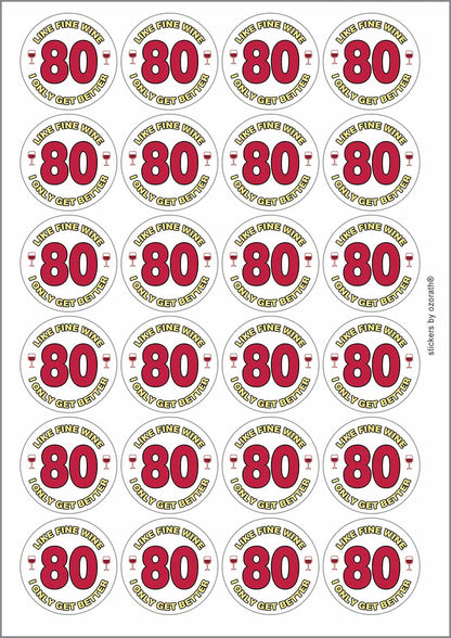 A picture of an A4 sheet of matte paper stickers