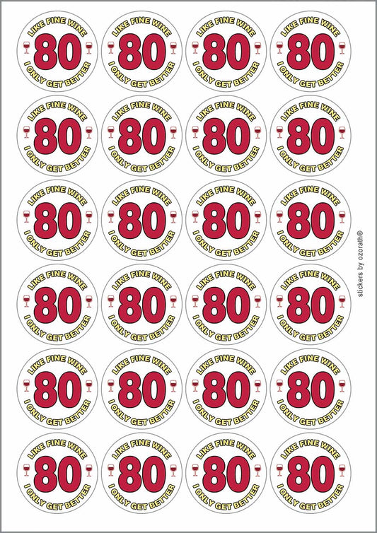 A picture of an A4 sheet of matte paper stickers