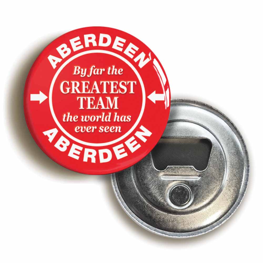 A picture of a bottle opener fridge magnet