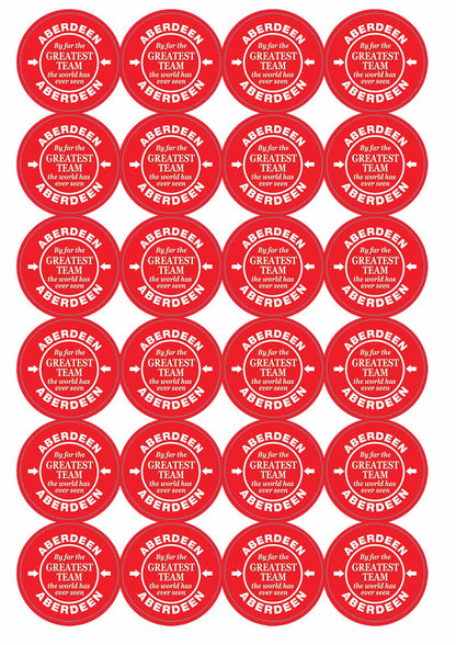 A picture of an A4 sheet of matte paper stickers