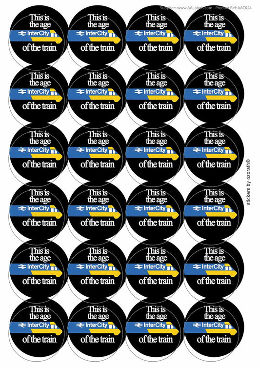 A picture of an A4 sheet of matte paper stickers