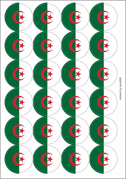A picture of an A4 sheet of matte paper stickers