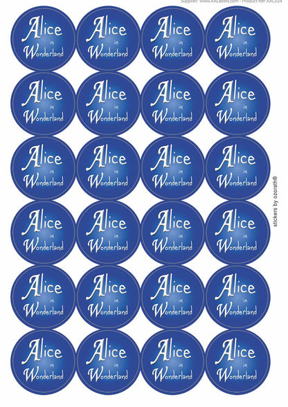 A picture of an A4 sheet of matte paper stickers