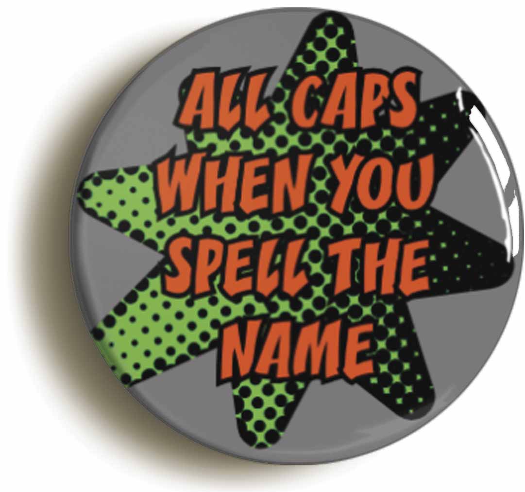 A picture of a button badge