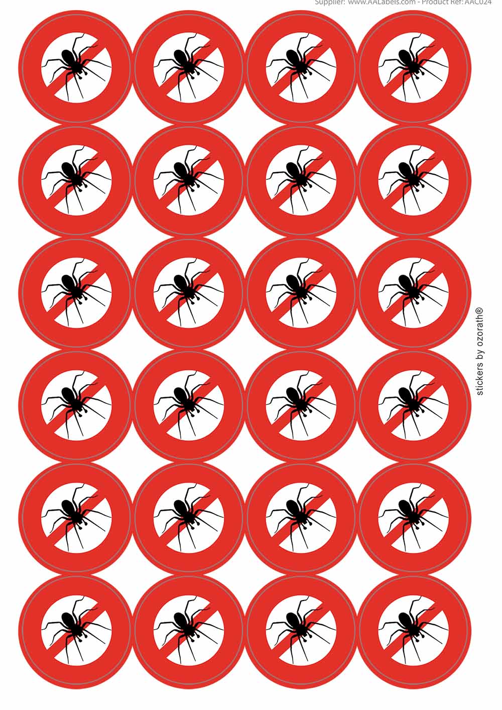 A picture of an A4 sheet of matte paper stickers