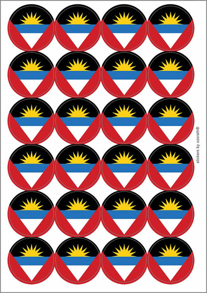 A picture of an A4 sheet of matte paper stickers