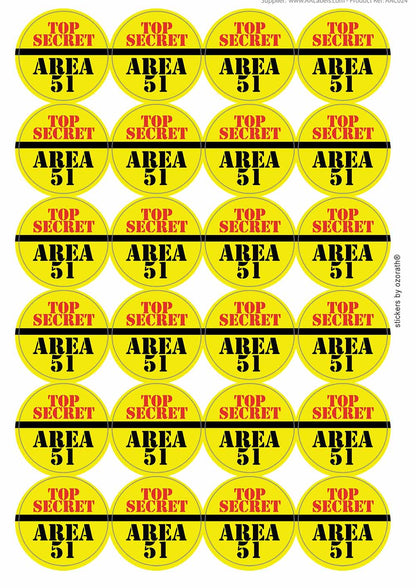 A picture of an A4 sheet of matte paper stickers
