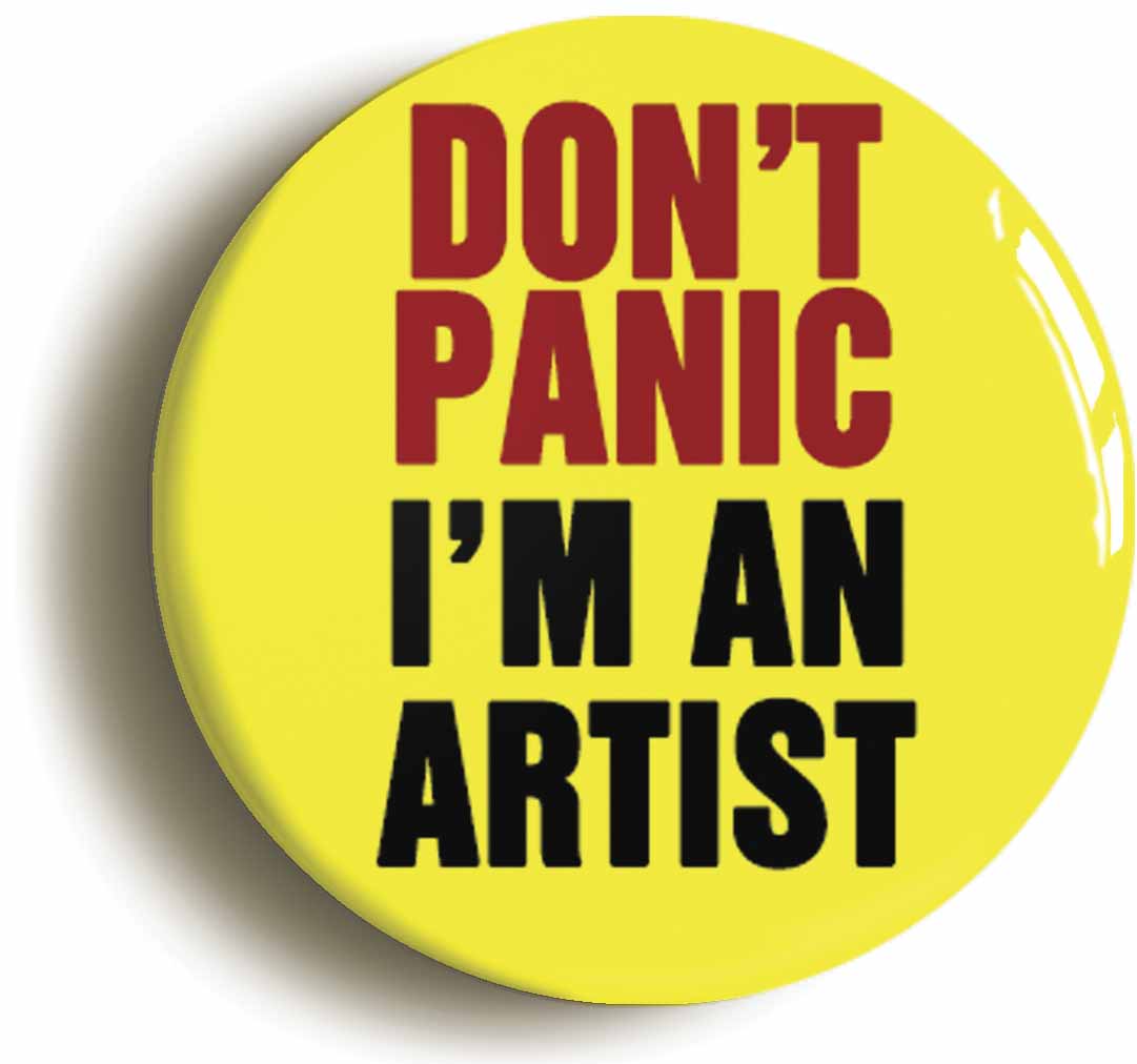 A picture of a button badge