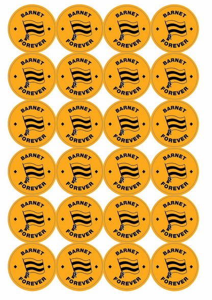 A picture of an A4 sheet of matte paper stickers